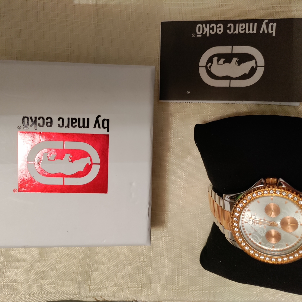 Marc Ecko Gold and Silver Men's Watch